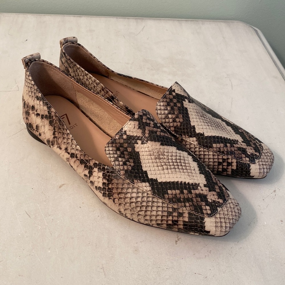 NWOT 27 Edit Clover  leather shoes
